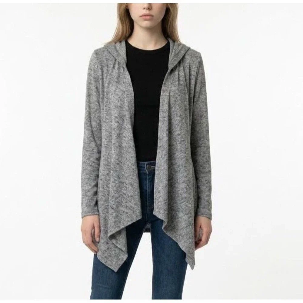 Old Navy Active Gray Hooded Cardigan Women’s Size SP Open Front Draped